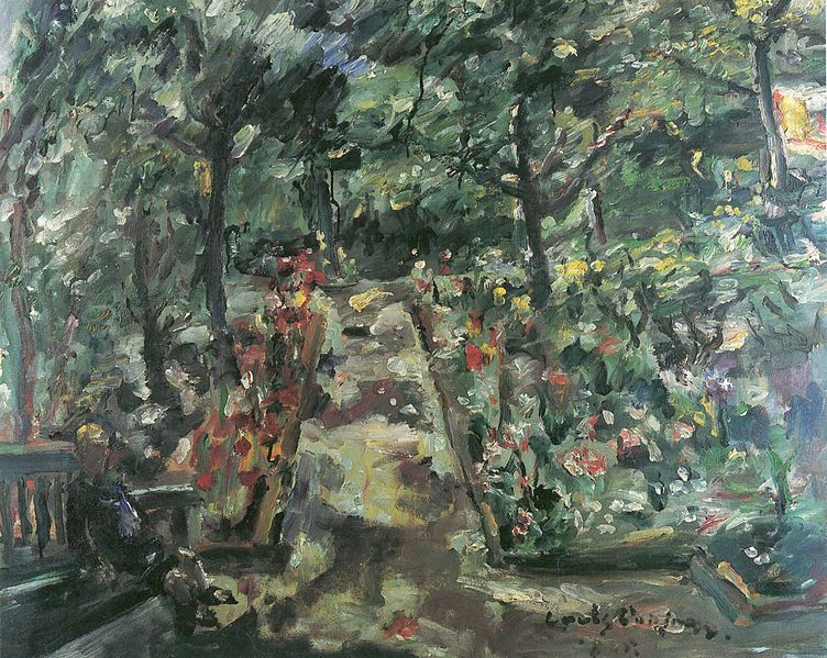 Lovis Corinth Garten in Berlin-Westend